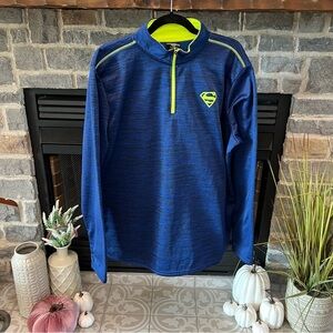 Superman Quarter Zip Pullover